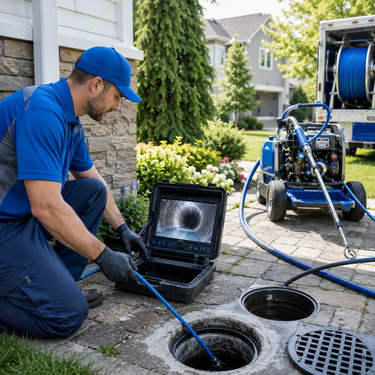 Outdoor drain cleaning professionals serving Jefferson, WI
